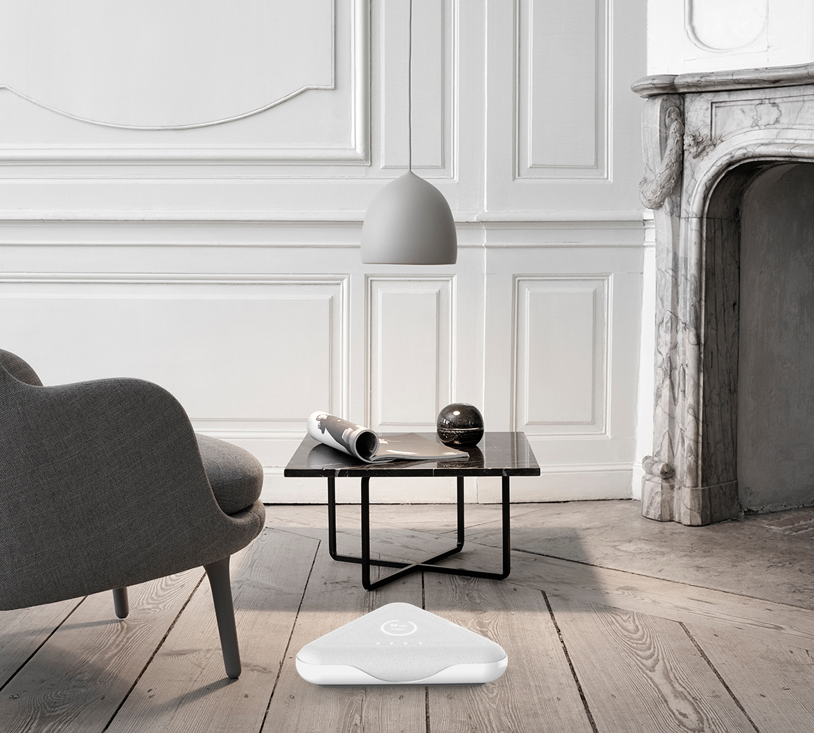 Geometric form，Smart appliances，industrial design，Intelligent cleaner，