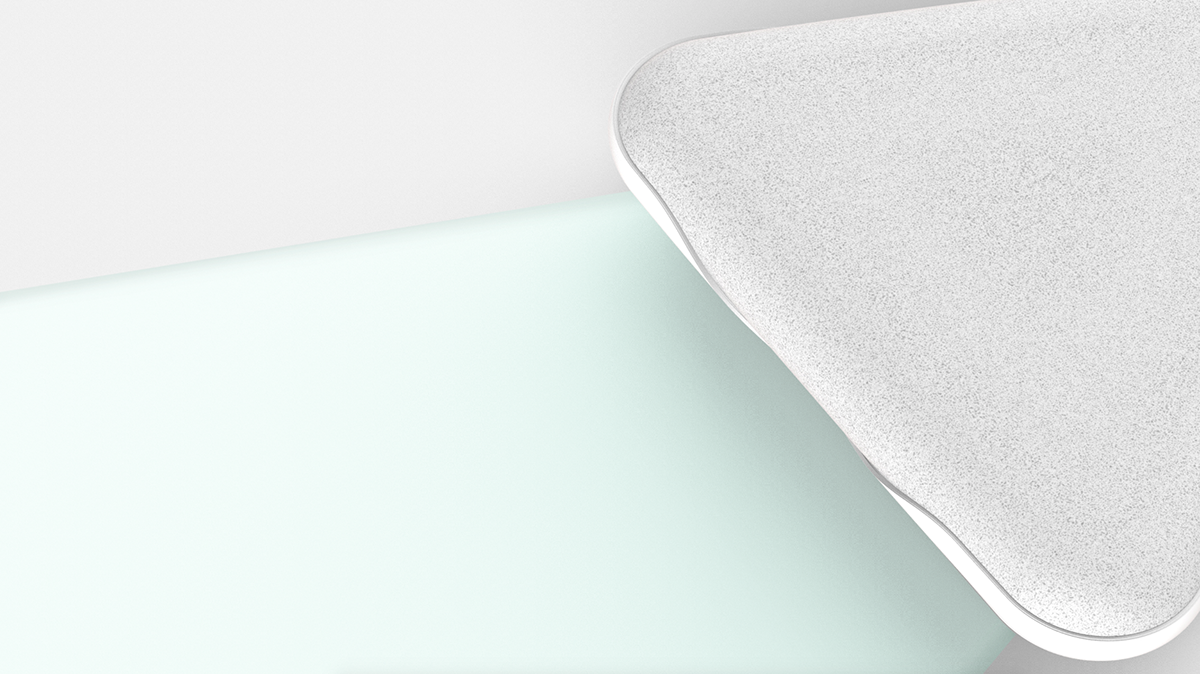 Geometric form，Smart appliances，industrial design，Intelligent cleaner，