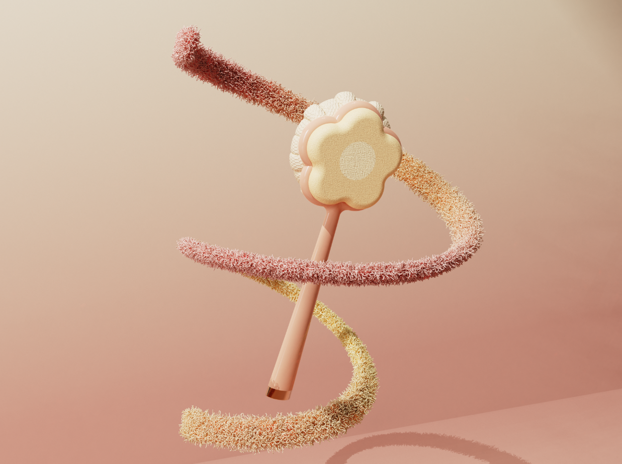 product design，Sanitary ware，Creative design，Commodity Design，Bath brush design，flower，Modeling design，Housewear & Furnishings，