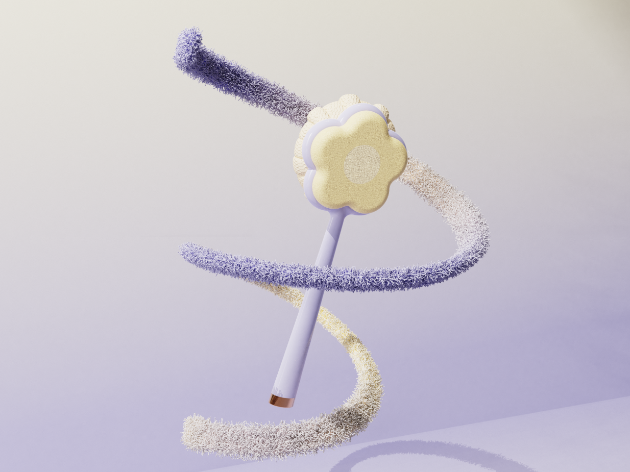 product design，Sanitary ware，Creative design，Commodity Design，Bath brush design，flower，Modeling design，Housewear & Furnishings，