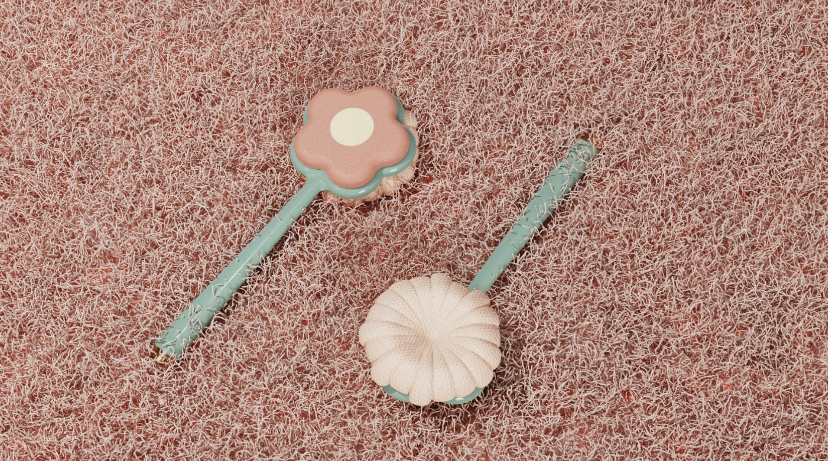 product design，Sanitary ware，Creative design，Commodity Design，Bath brush design，flower，Modeling design，Housewear & Furnishings，