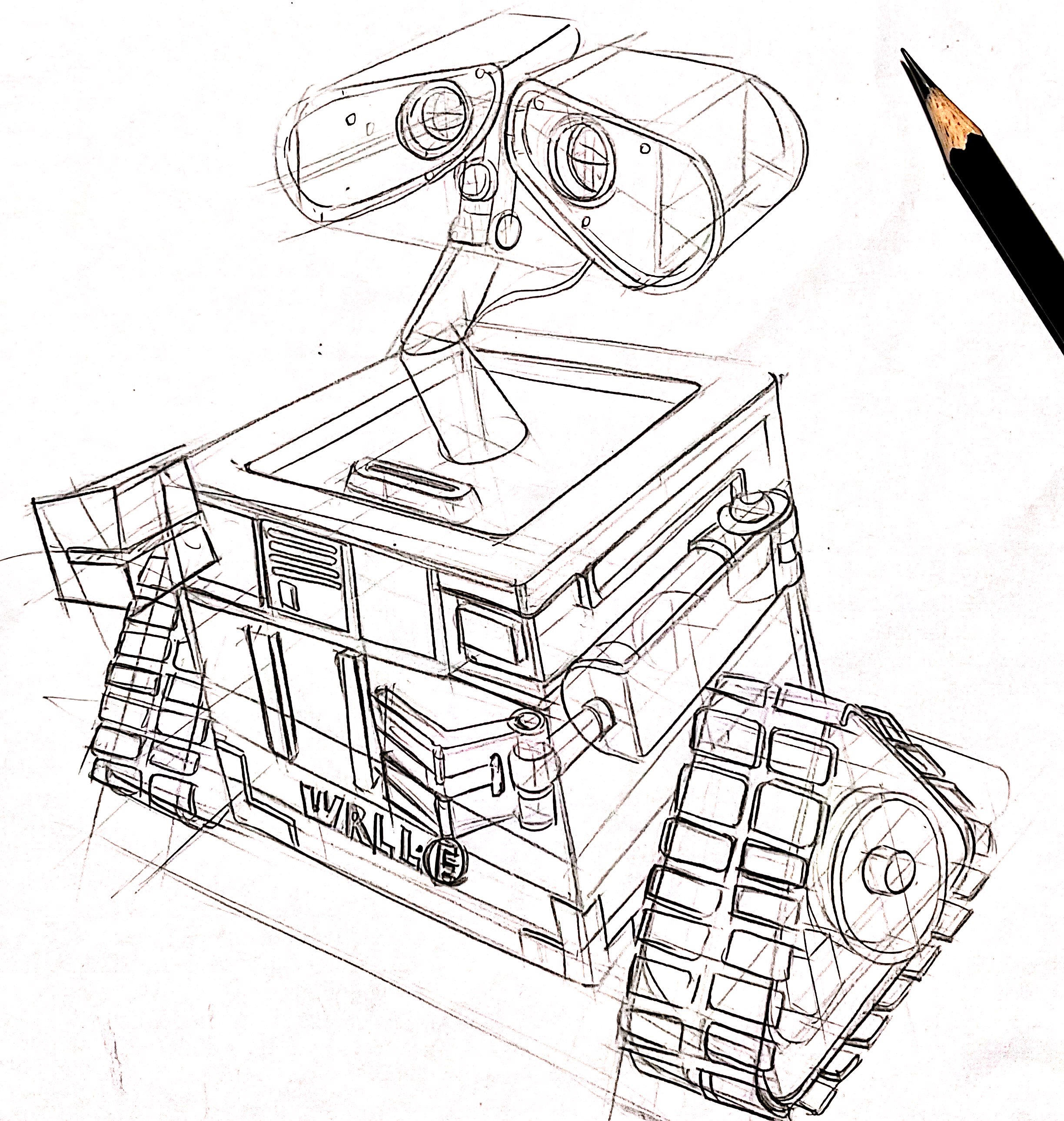 Hand drawn，robot，sketch，Copy，