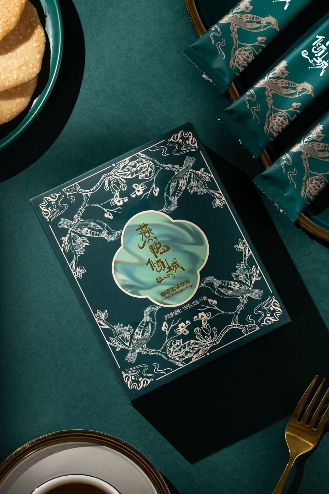 Coffee，Substitute meal，packing design，Illustration packaging，National tide，Qingtang Design Institute，Photography，Hand drawn，