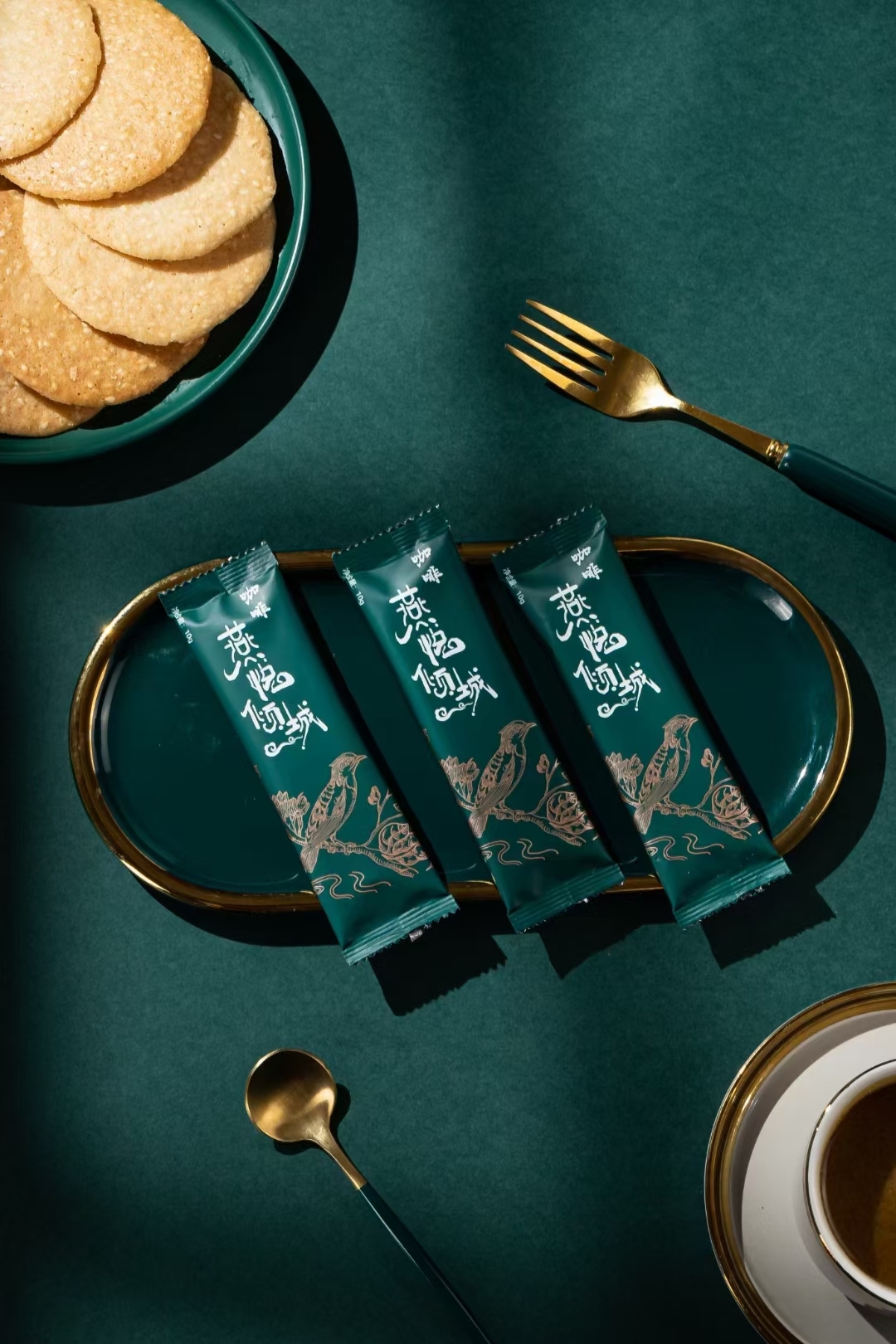 Coffee，Substitute meal，packing design，Illustration packaging，National tide，Qingtang Design Institute，Photography，Hand drawn，