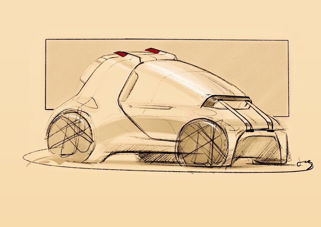 Automobile design，vehicle，sketch，