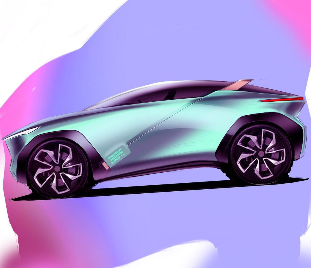 Automobile design，vehicle，sketch，