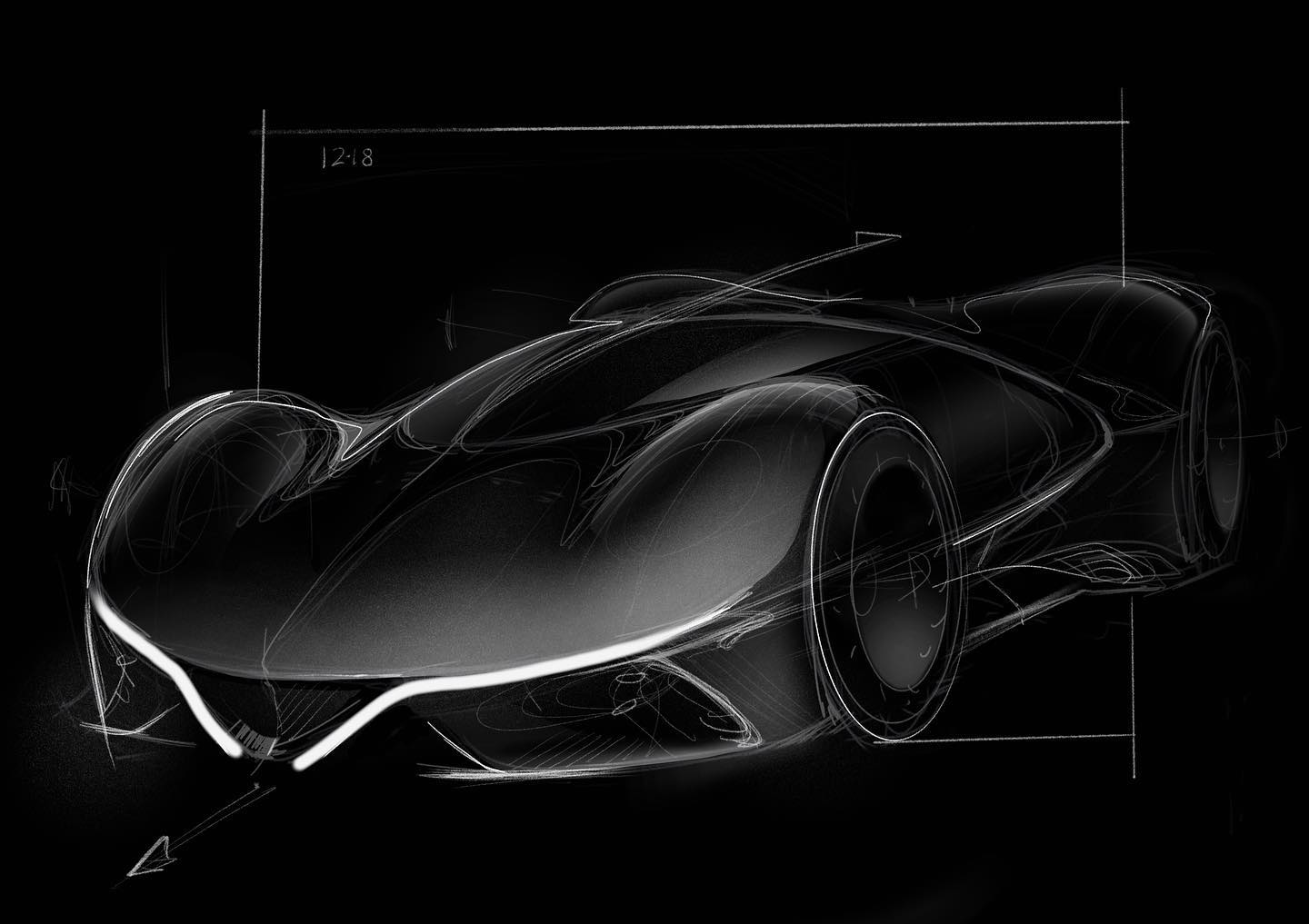 Automobile design，vehicle，sketch，