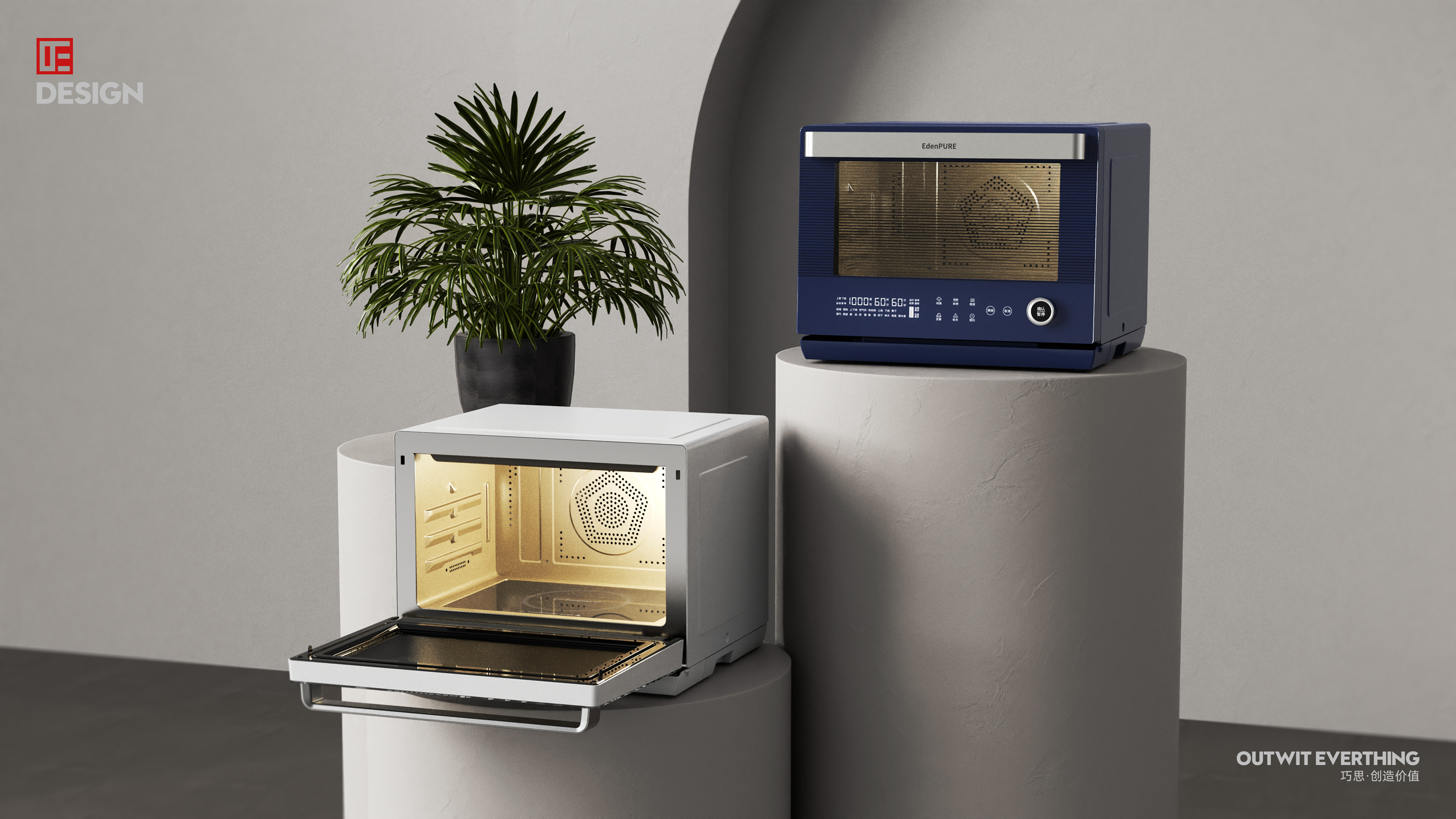 oven，Micro steaming and baking，Microwave Oven，Macro wing design，Kitchen appliances，