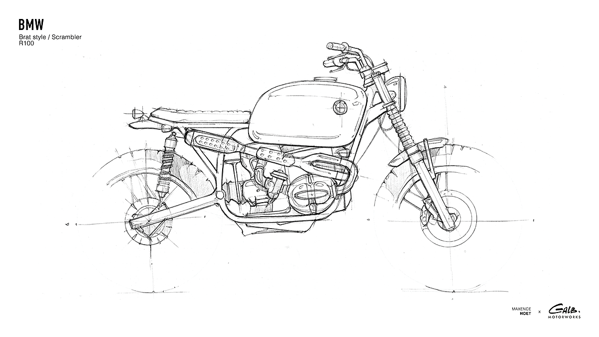 Maxence Hoet，motorcycle，brand，Hand drawn，draft，line，motorcycle，automobile，shoes，