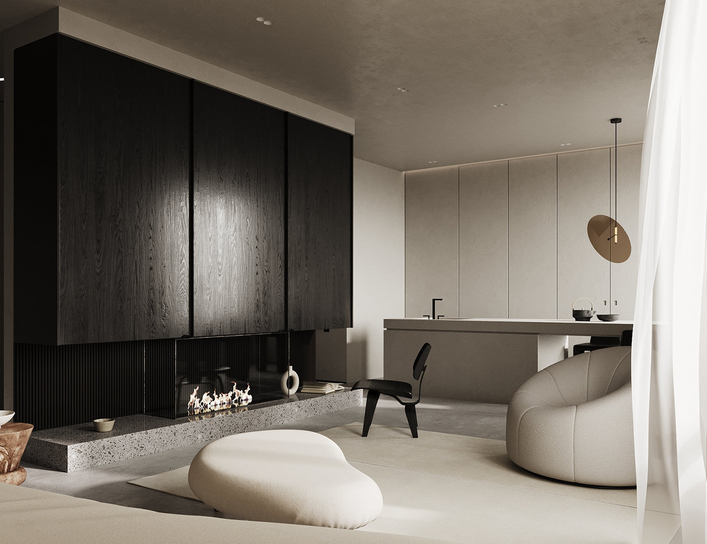 3ds Max，Computer animation，Crown rendering，Interior design，