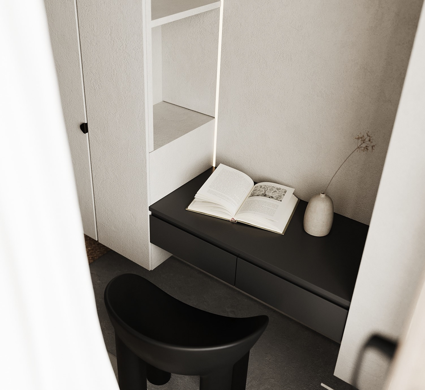 3ds Max，Computer animation，Crown rendering，Interior design，