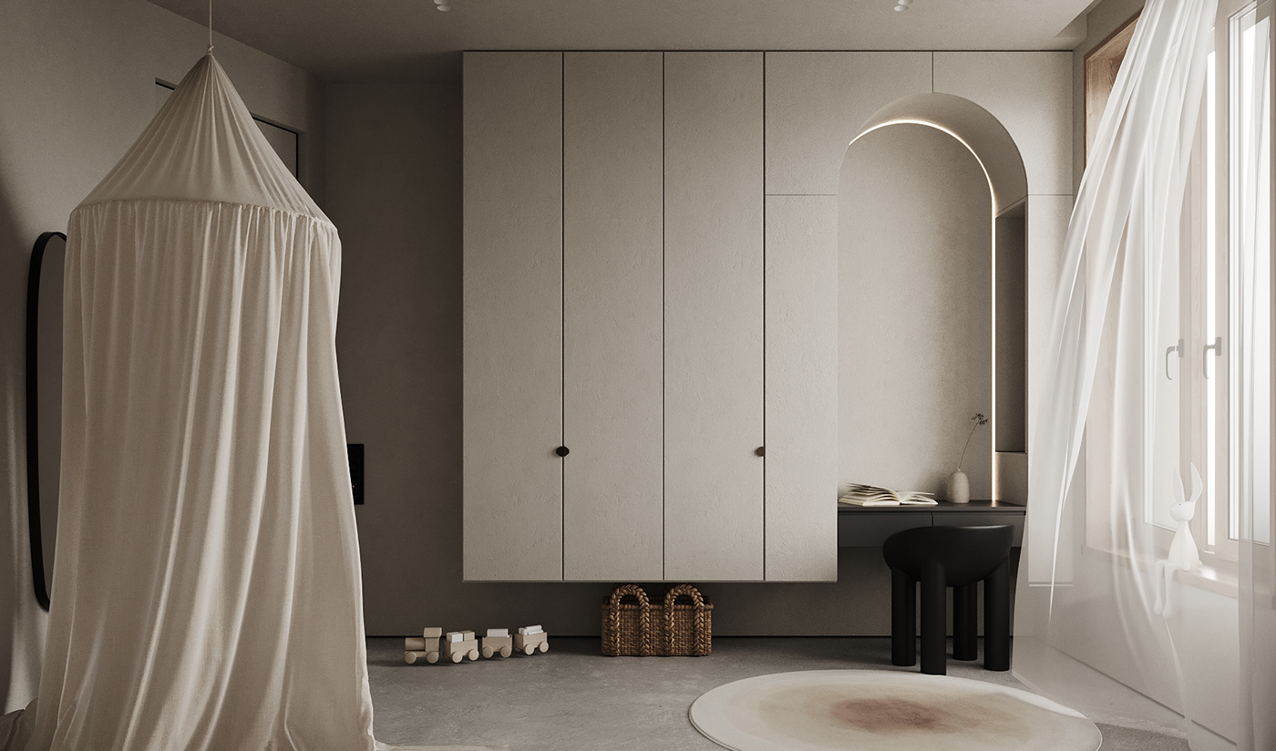 3ds Max，Computer animation，Crown rendering，Interior design，