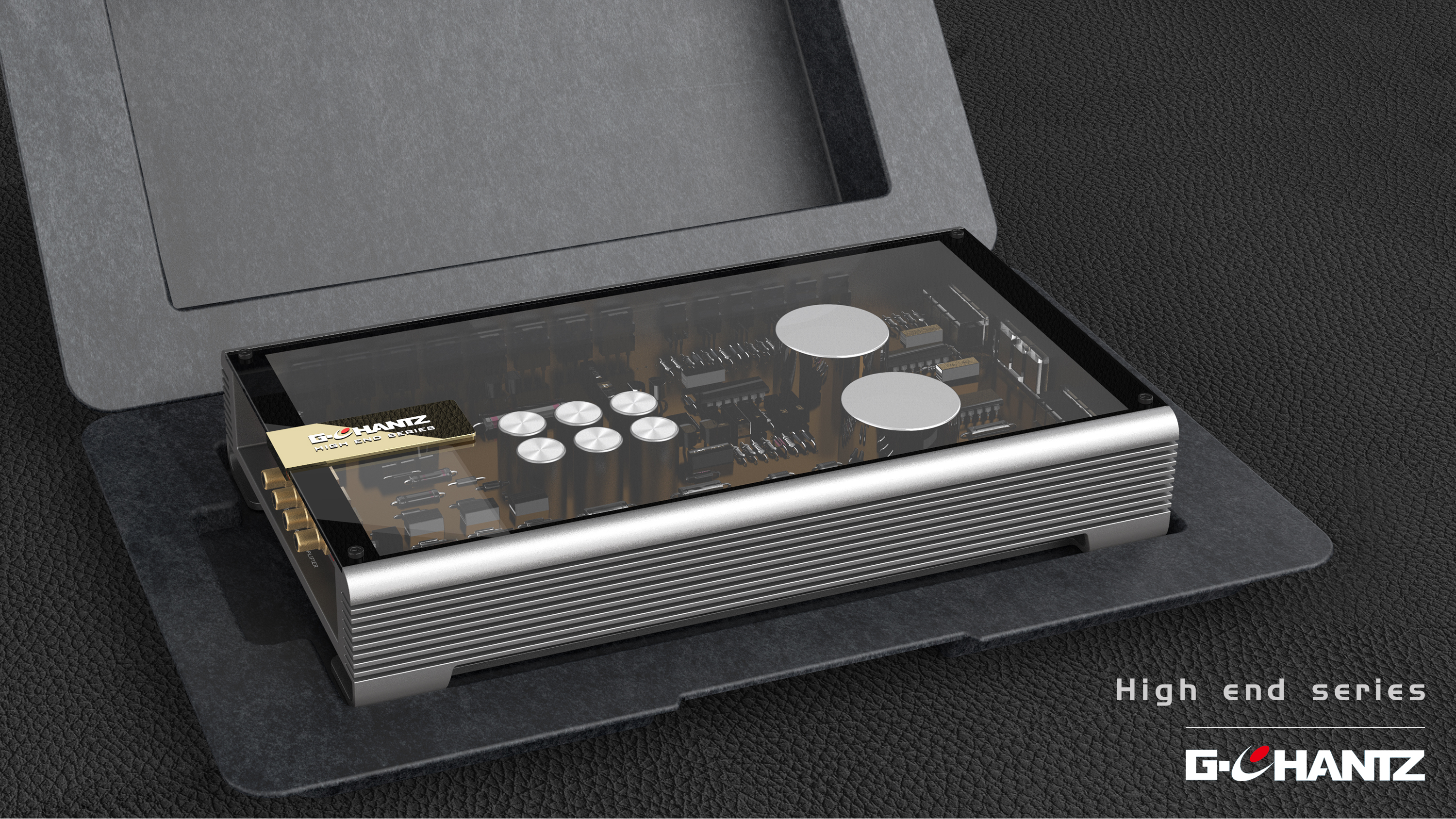 Automobile power amplifier，Appearance design，functional design ，industrial design，Modernity，