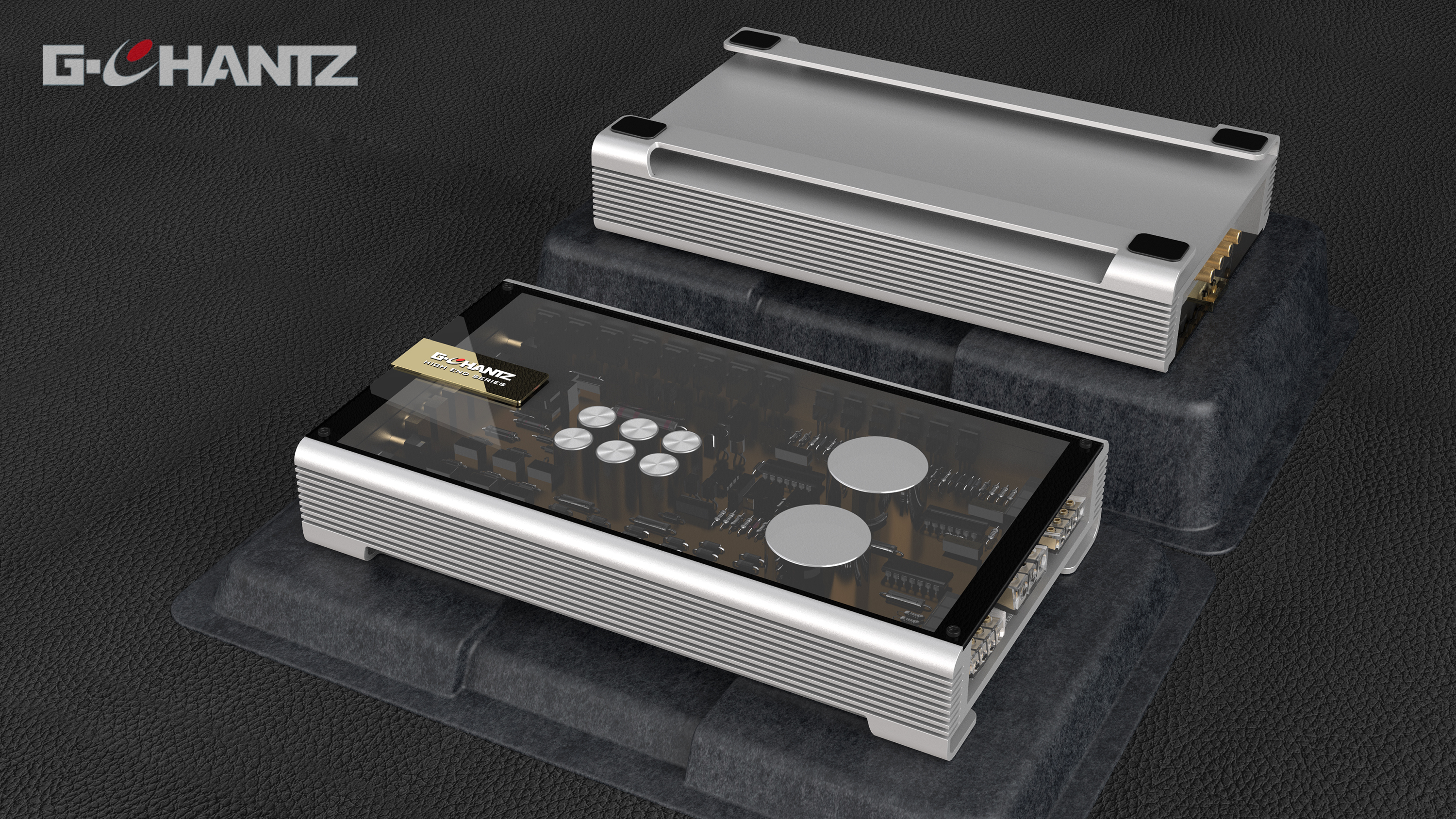 Automobile power amplifier，Appearance design，functional design ，industrial design，Modernity，