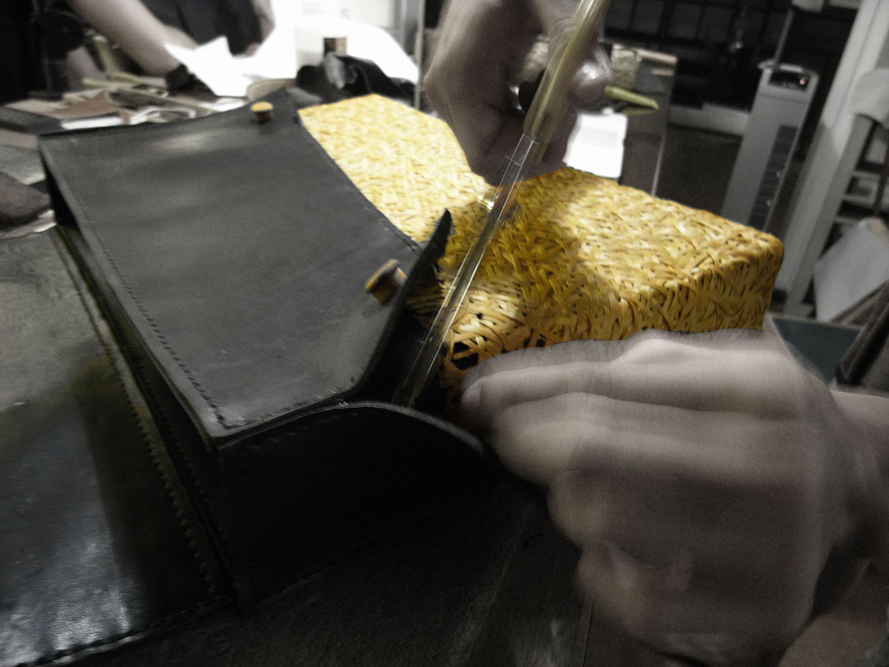 he Balance，bamboo weaving，briefcase，Traditional craft，