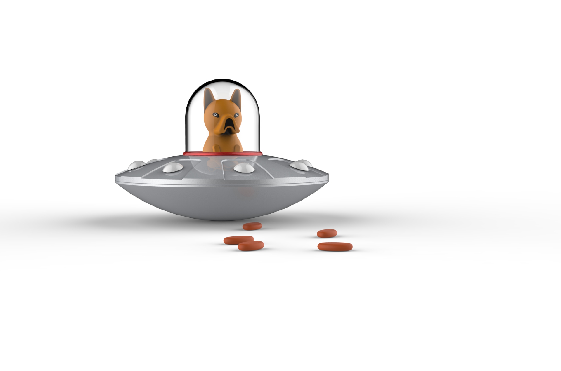 Pet toys，Toys，lovely，Flying saucer，Missing food，