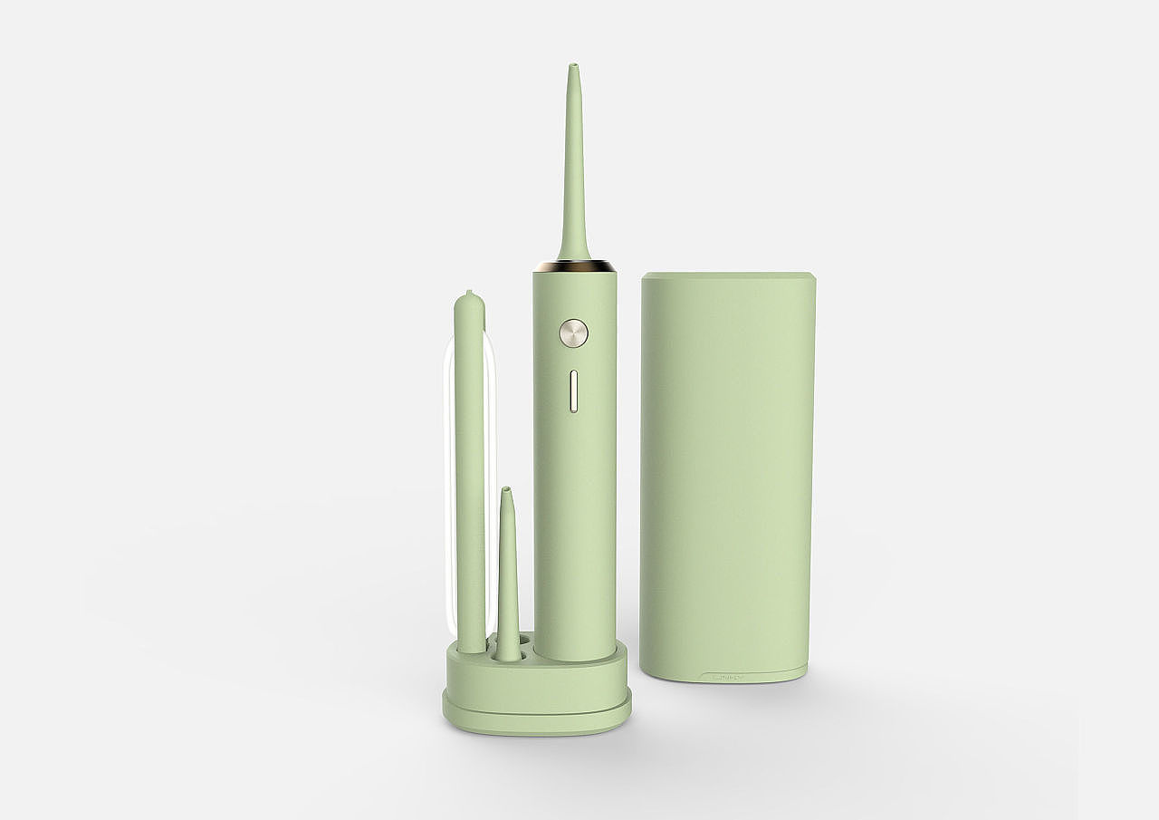 冲牙器，便携，简约，个人护理，口腔健康，小家电，oaimdesign，