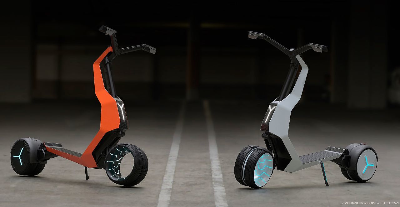 Scooter，Electric vehicle，Scooter，