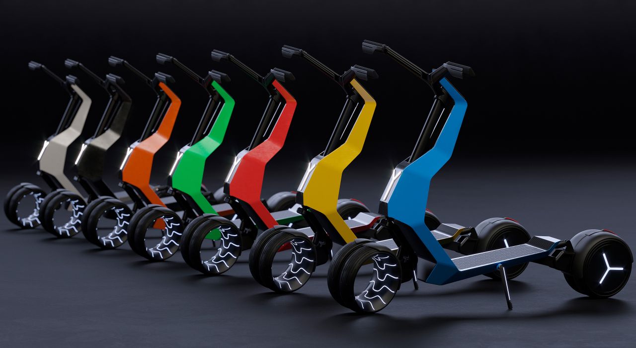 Scooter，Electric vehicle，Scooter，