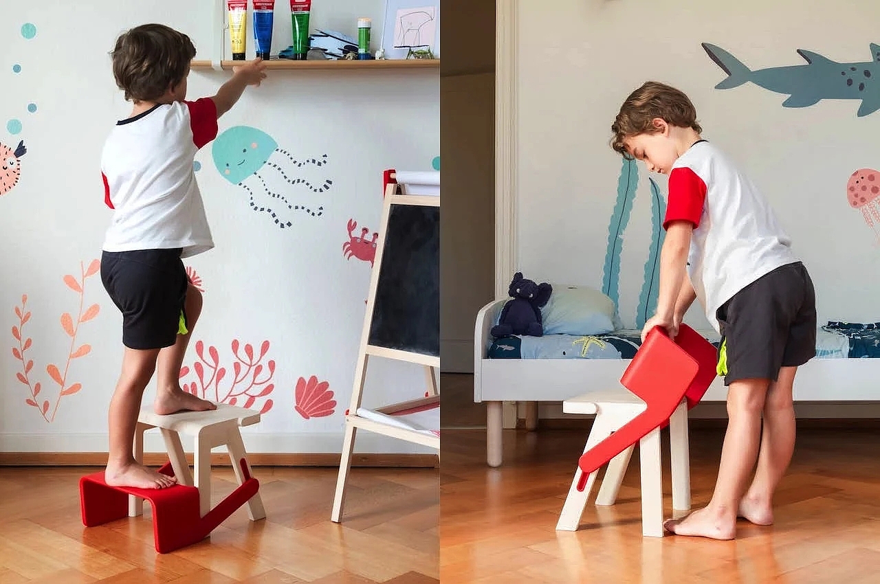 chair，deformation，children，