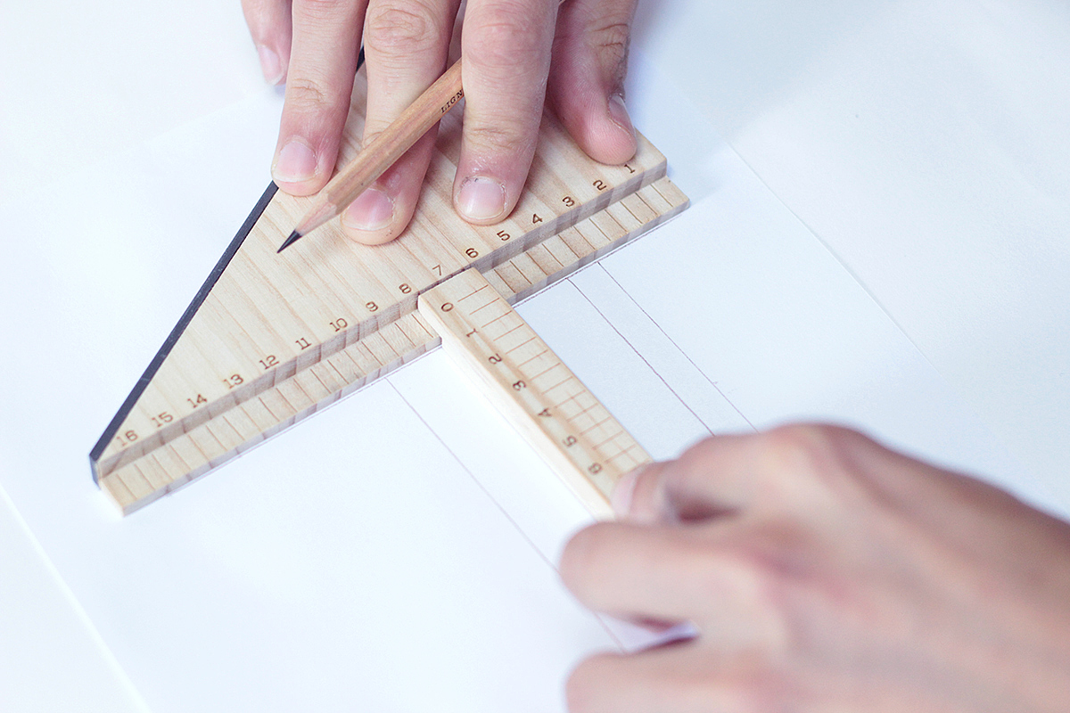 Stationery，a scale，Wooden ruler，product design，carving，