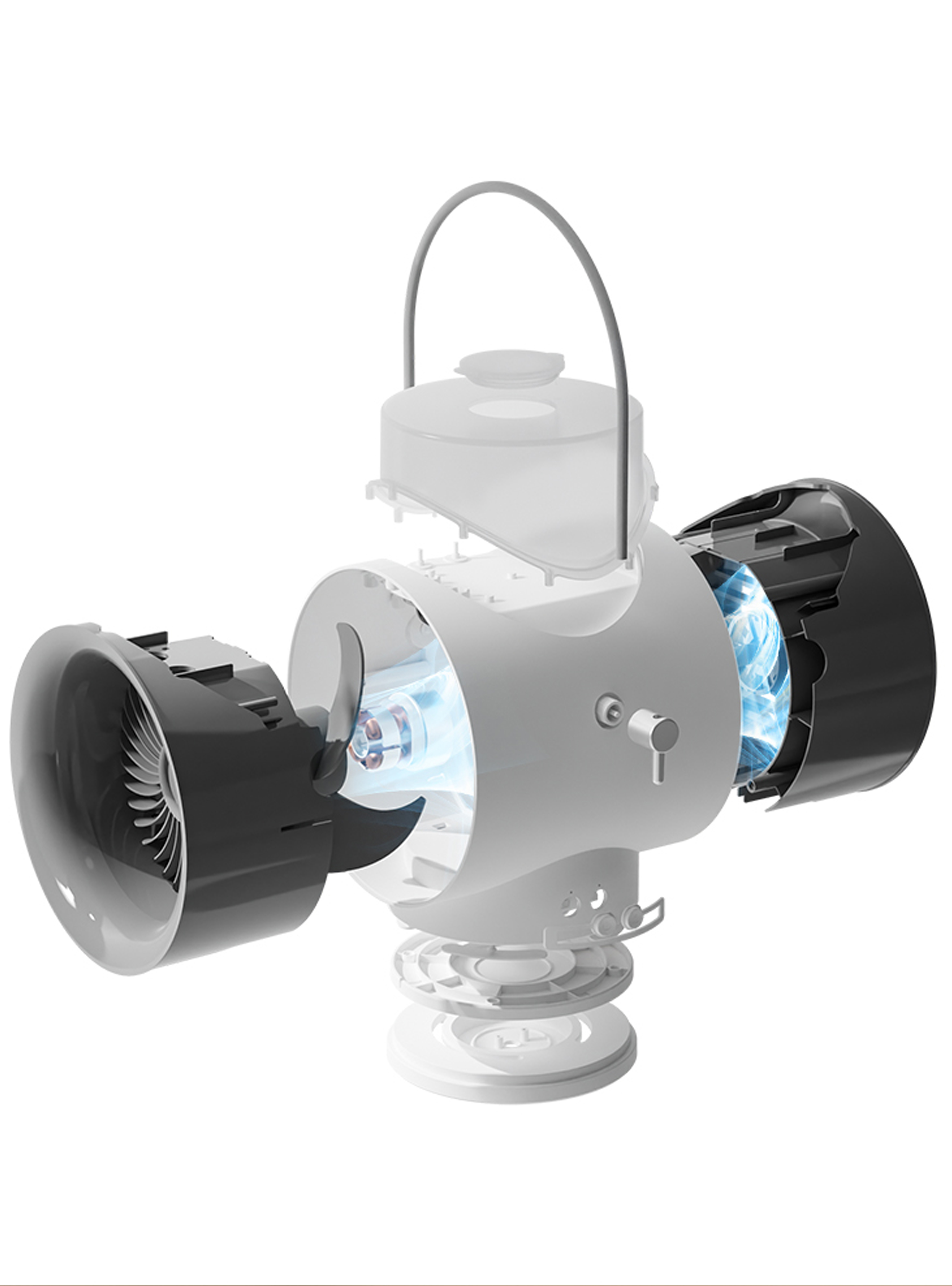 Industrial design, modeling design, geometric design, fan design，Desktop fan，Circulation fan，