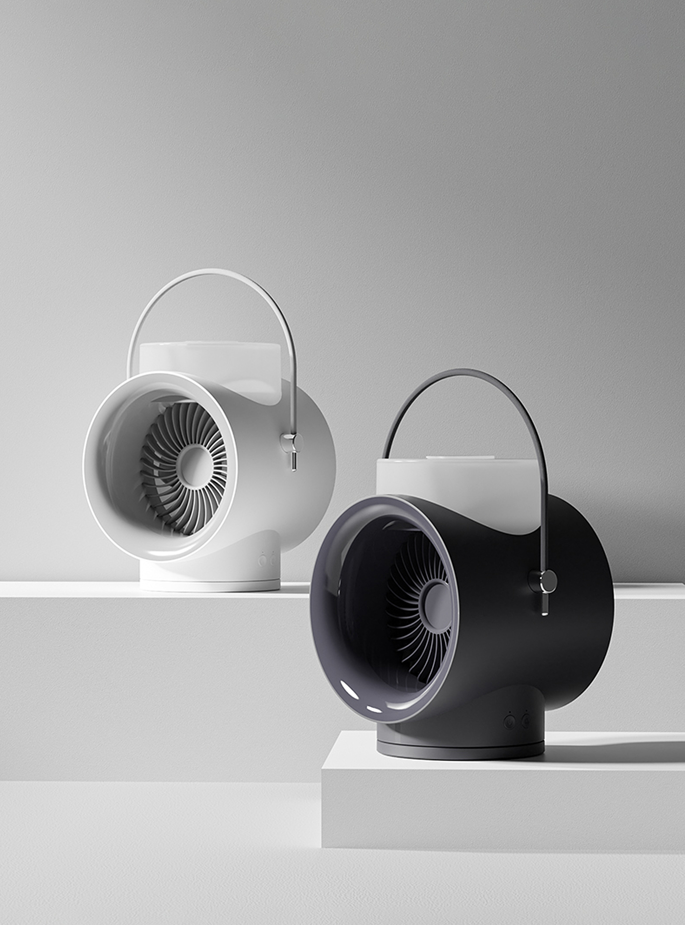 Industrial design, modeling design, geometric design, fan design，Desktop fan，Circulation fan，