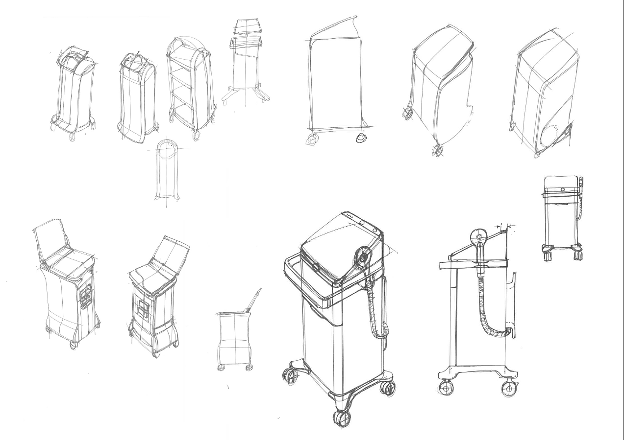 医疗产品设计，产后盆底康复，磁刺激产品，推车设计，oaimdesign，