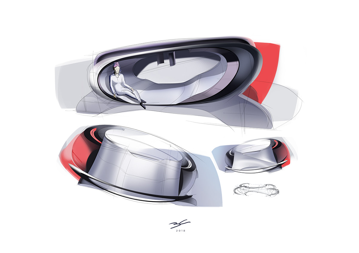 Automatic driving，Urban transportation，Vehicle design，industrial design，