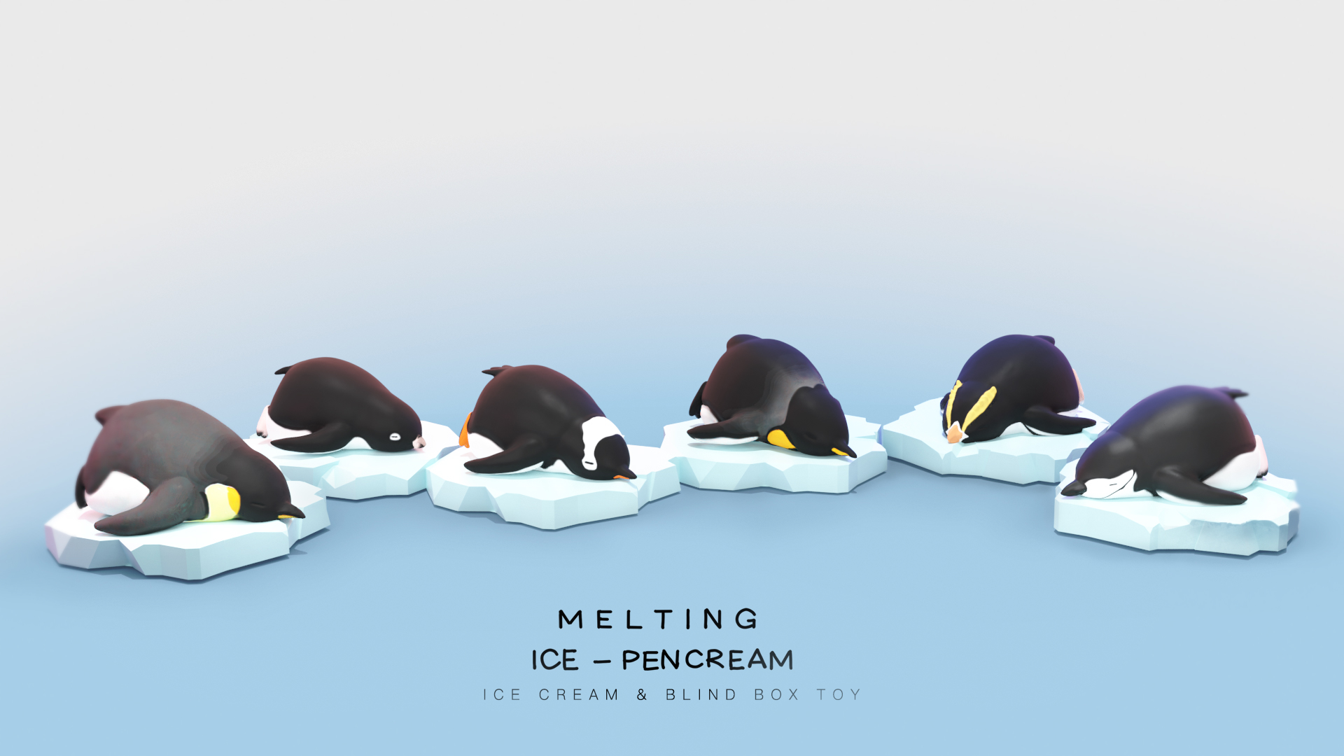 ice cream，environmental protection，penguin，industrial design，Cultural creation，