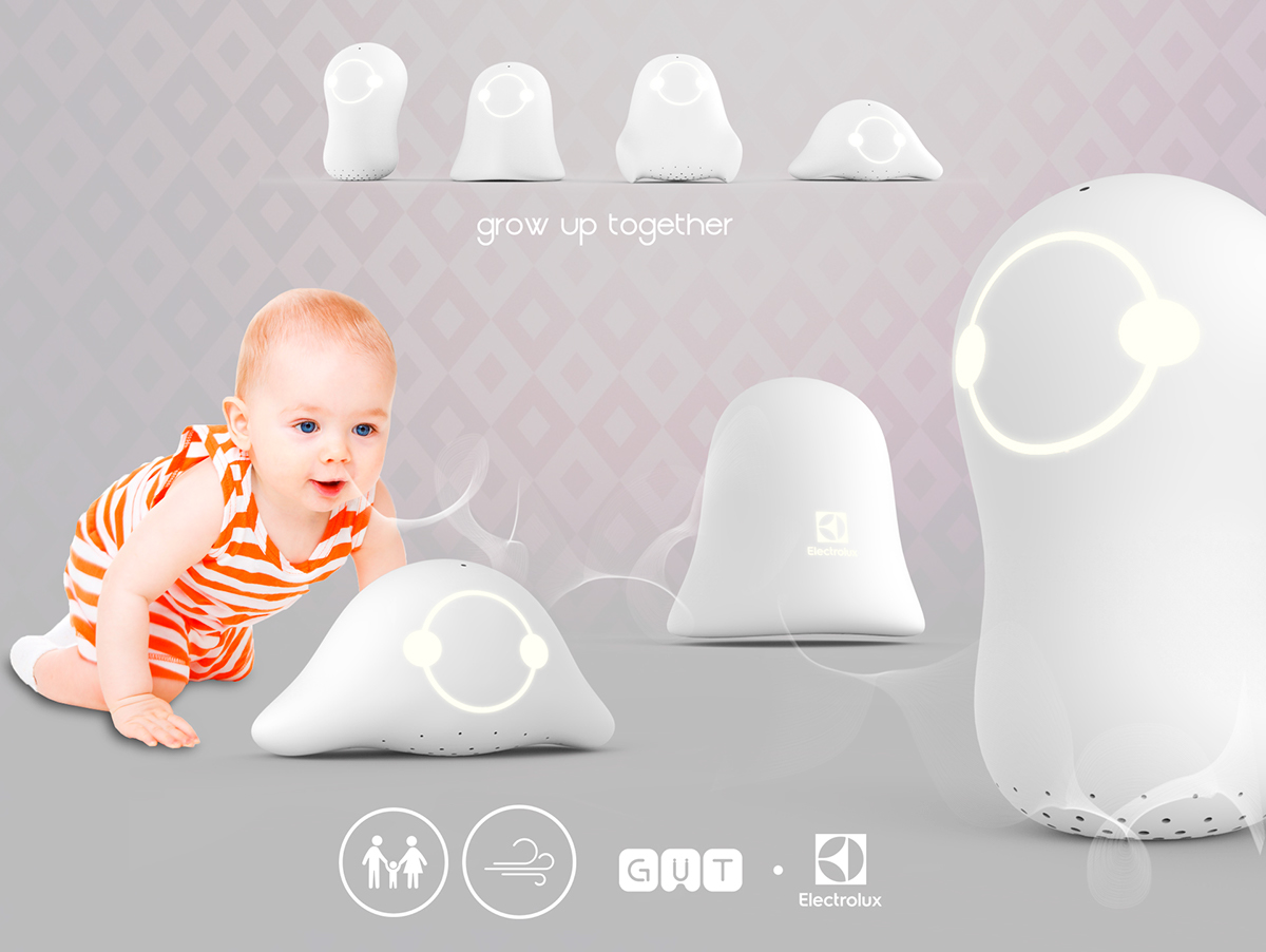 air cleaner，grow up，children，a juvenile，