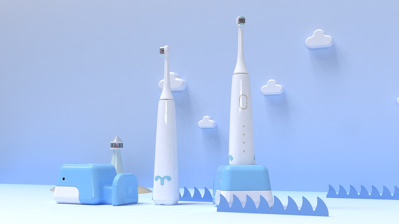Electric toothbrush，children，
