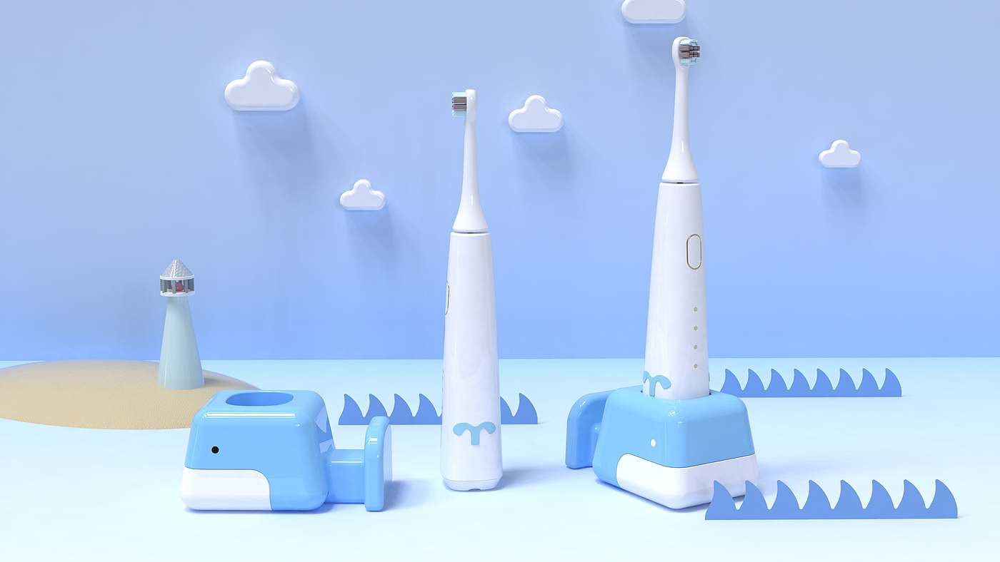 Electric toothbrush，children，