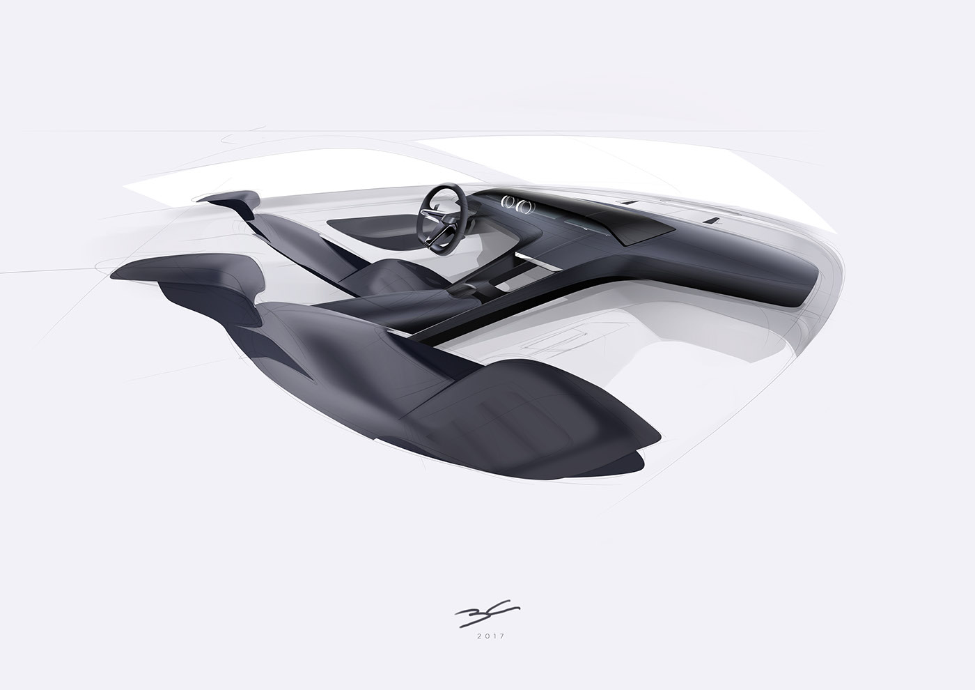 lotus，Sports car，industrial design，Cool，Interior，sketch，