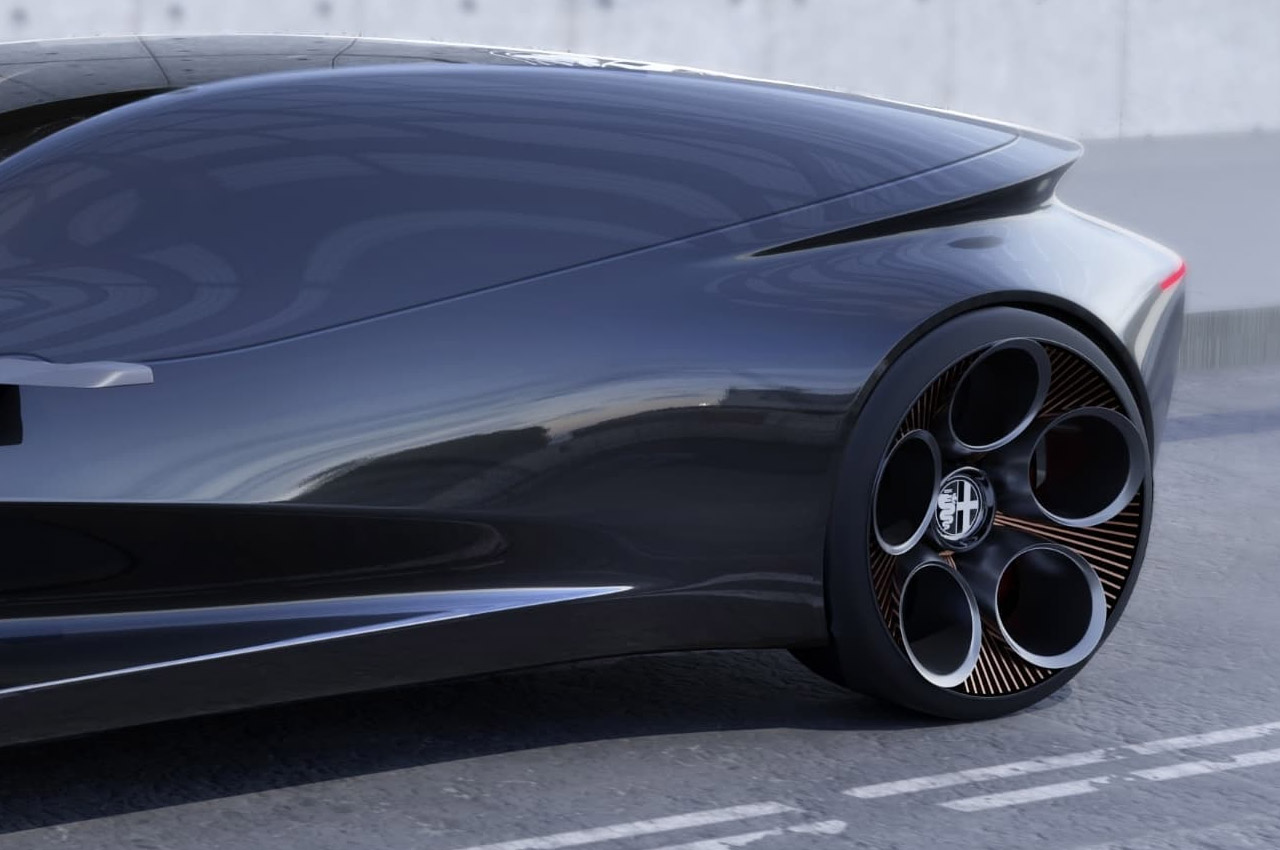 alfa romeo ，Super car，Fashion future，Science fiction design，