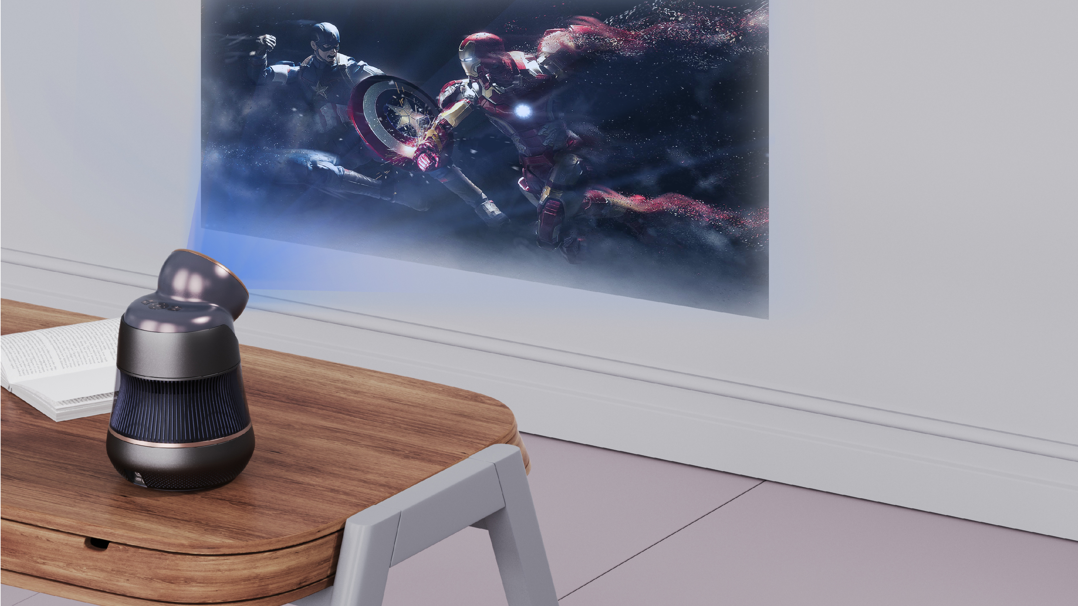 Mellow，New shape，Laser projector，High fidelity sound quality，Quality life，Light luxury，