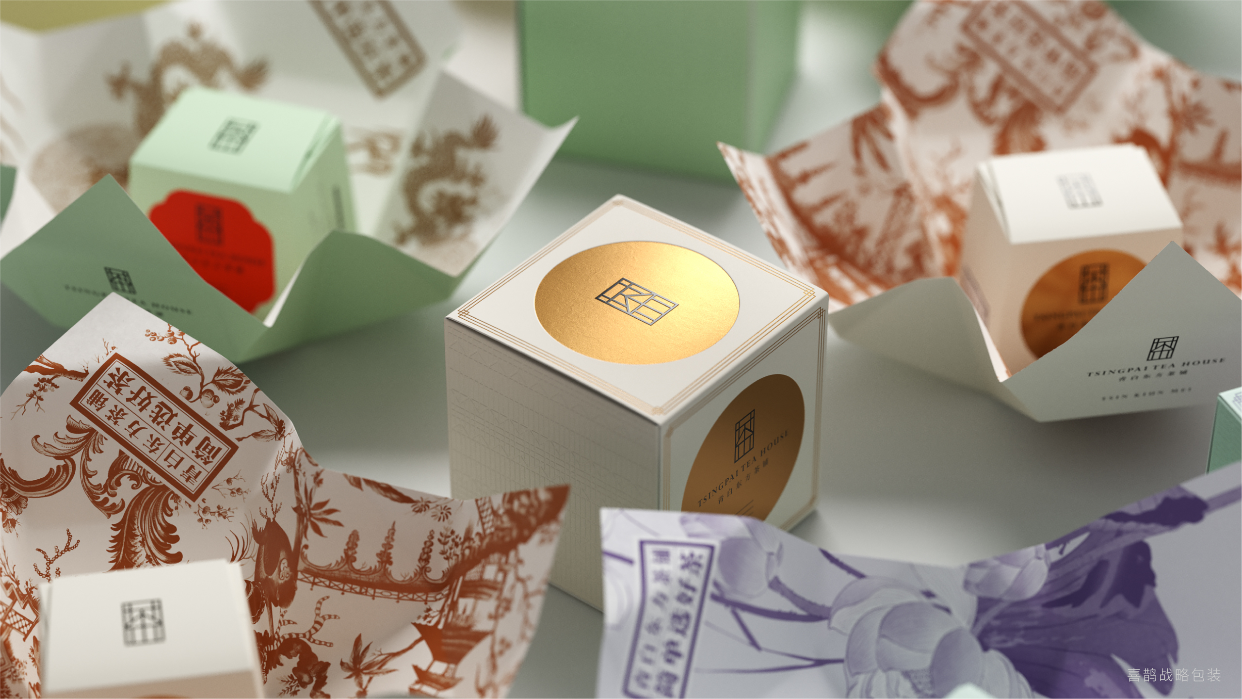 packing design，Brand design，Tea packaging，Lu Zhenghao，