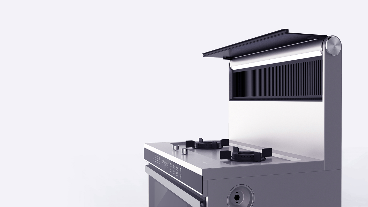 Kitchenware，Cooker，Integrated stove，User experience，industrial design，human design，