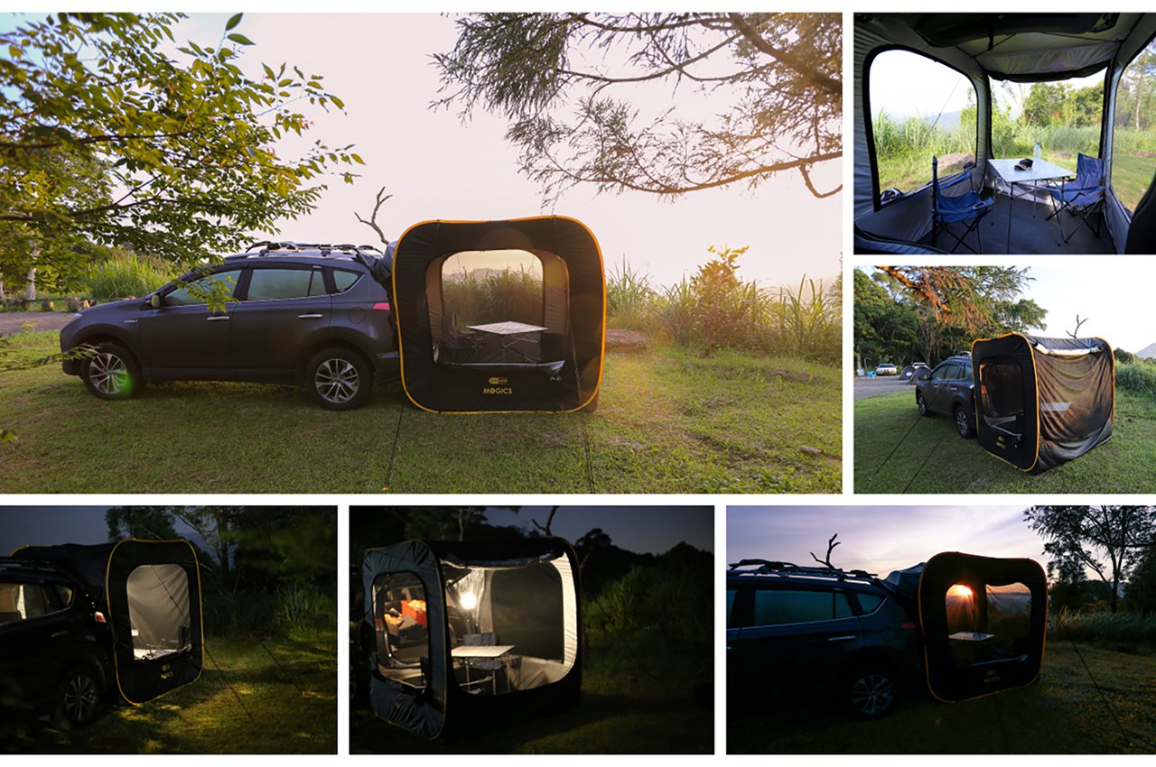 camp，Pop up window，Tent，Camping Essentials，Touring car，