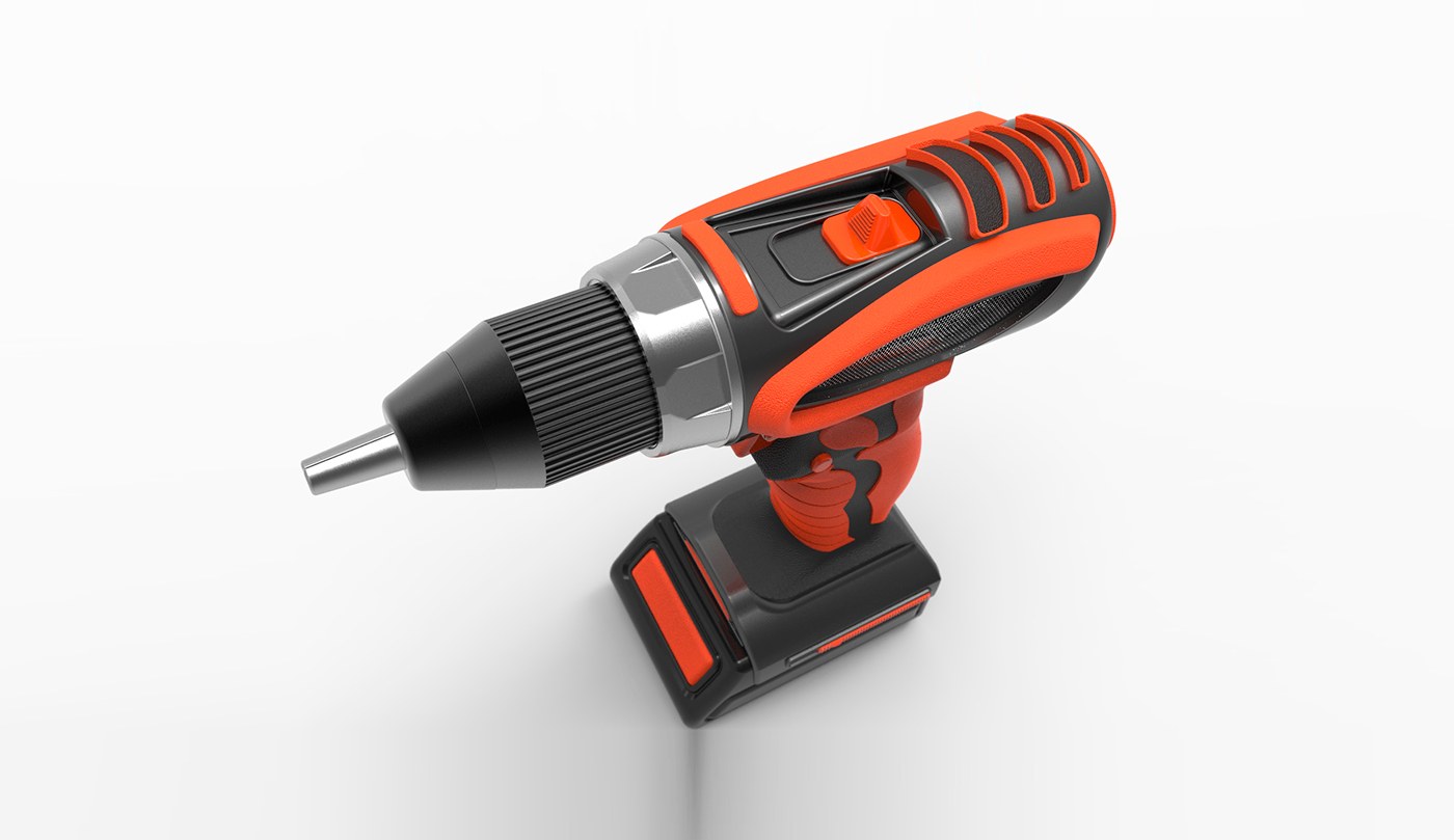 Electric drill，concept，Woodpecker，tool，wood，