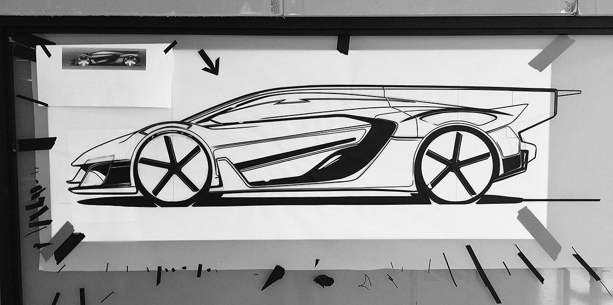 automobile，outdoors，Travel，sketch，