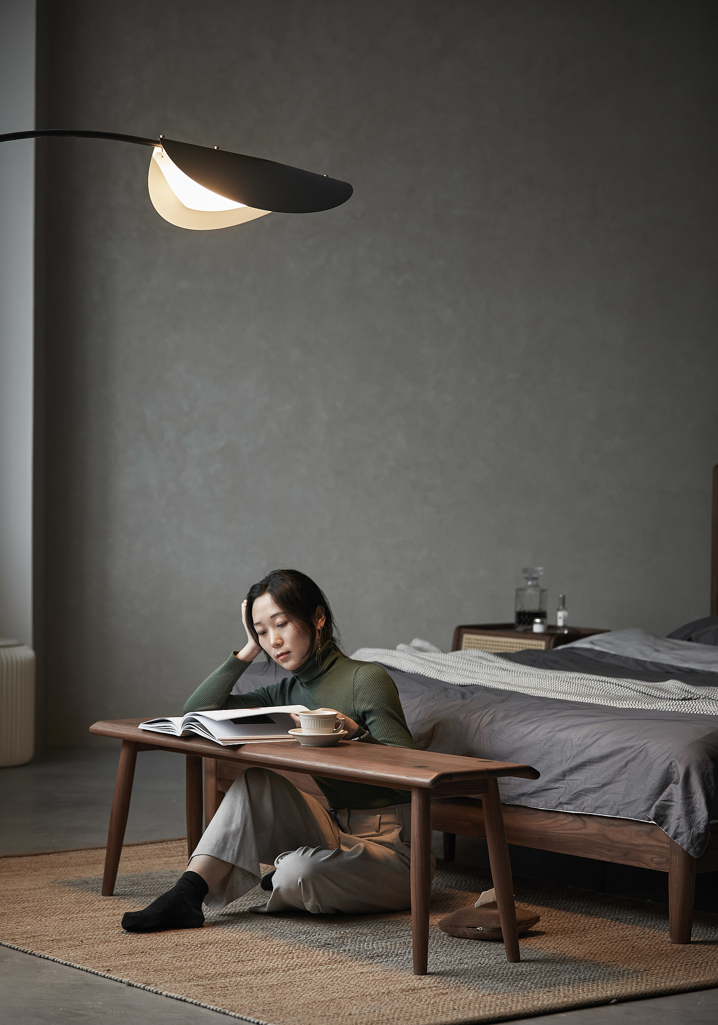 Furniture designer Ren Mengying，Furniture designer almond vegetable head，