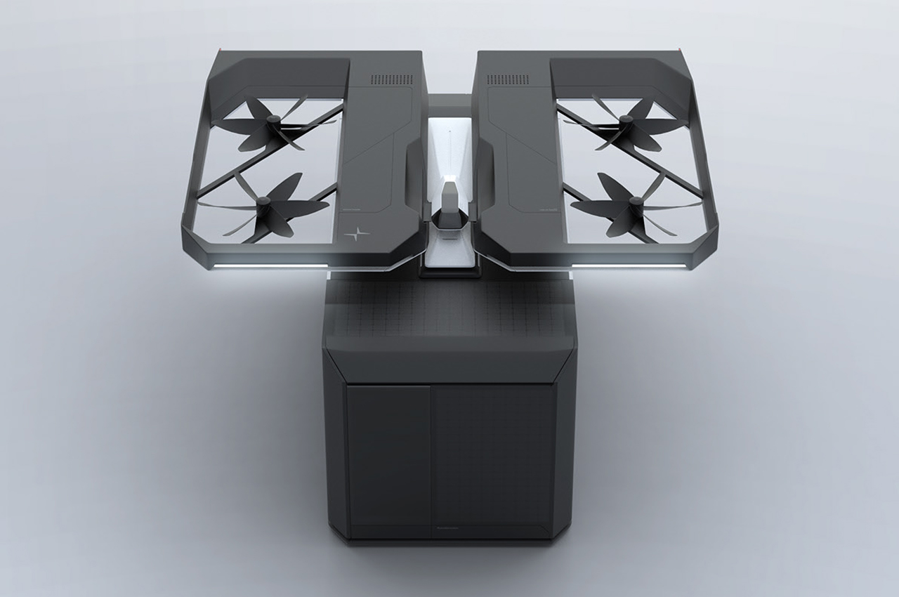 vehicle，UAV，meet an emergency，