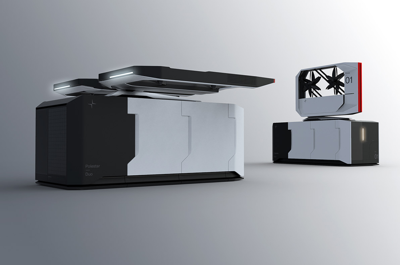 vehicle，UAV，meet an emergency，