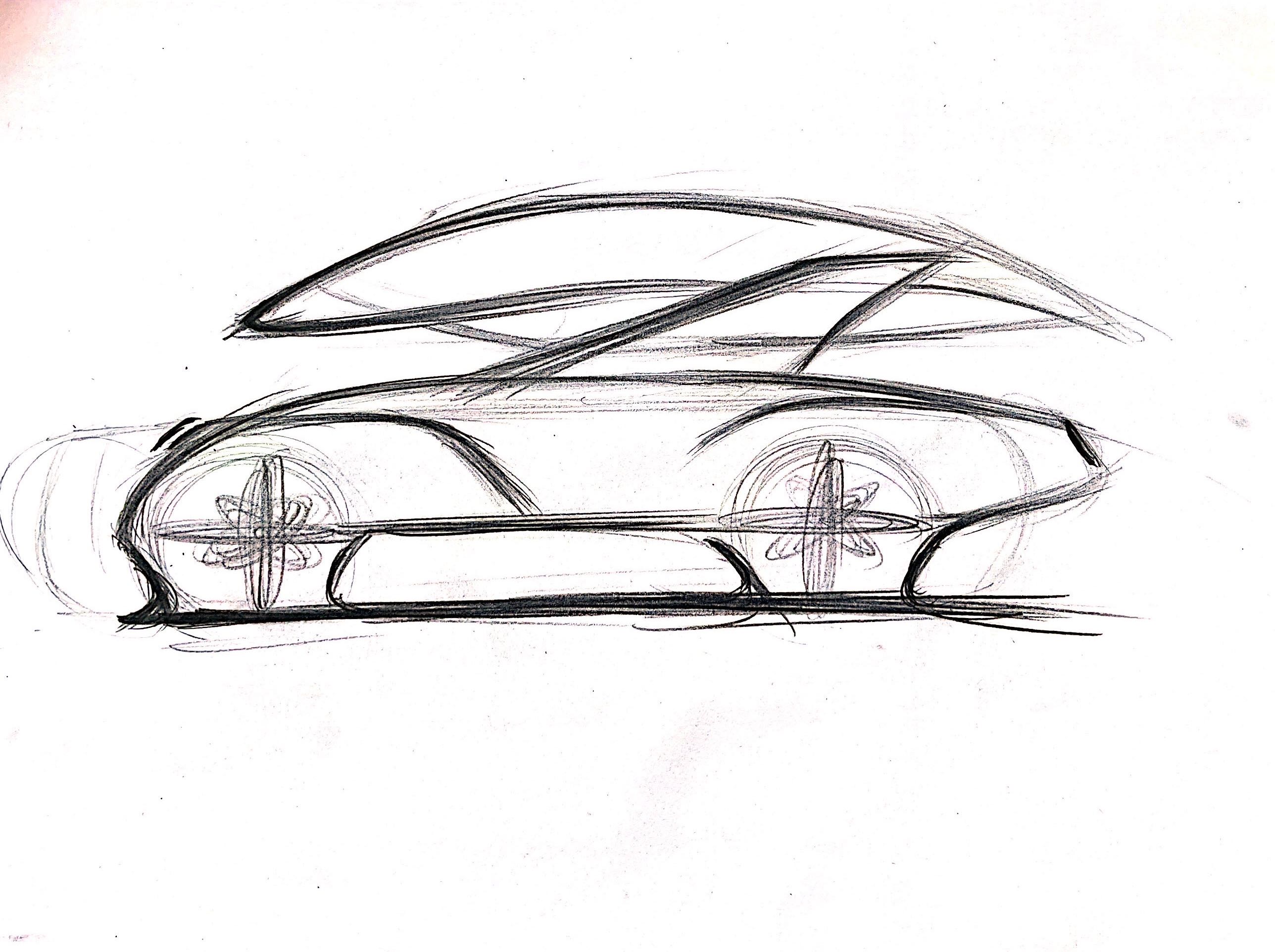 practice，student，Hand drawn car，