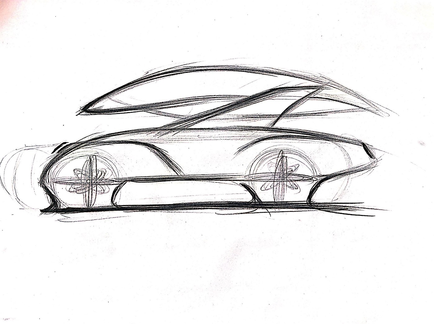 practice，student，Hand drawn car，