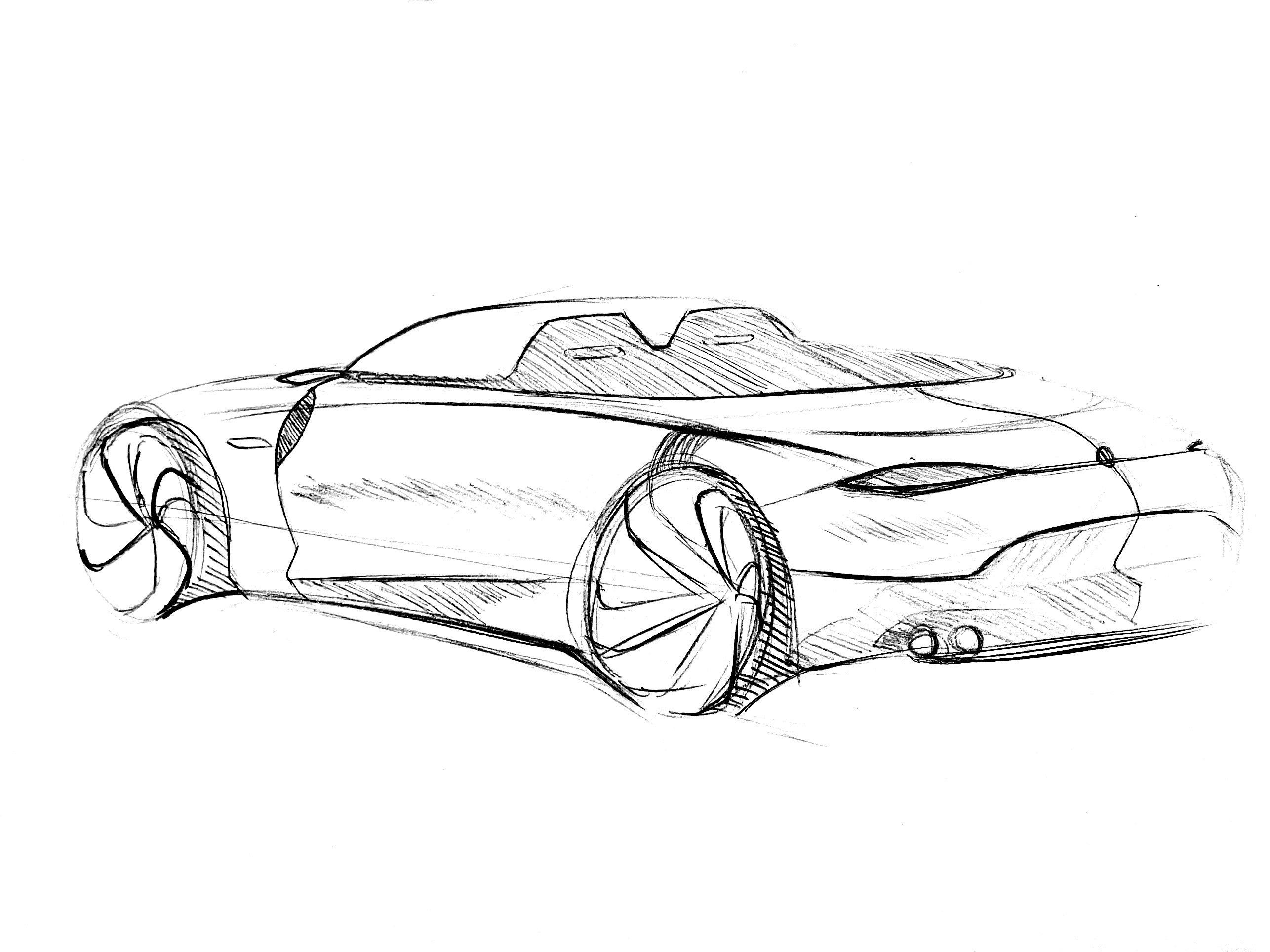 practice，student，Hand drawn car，