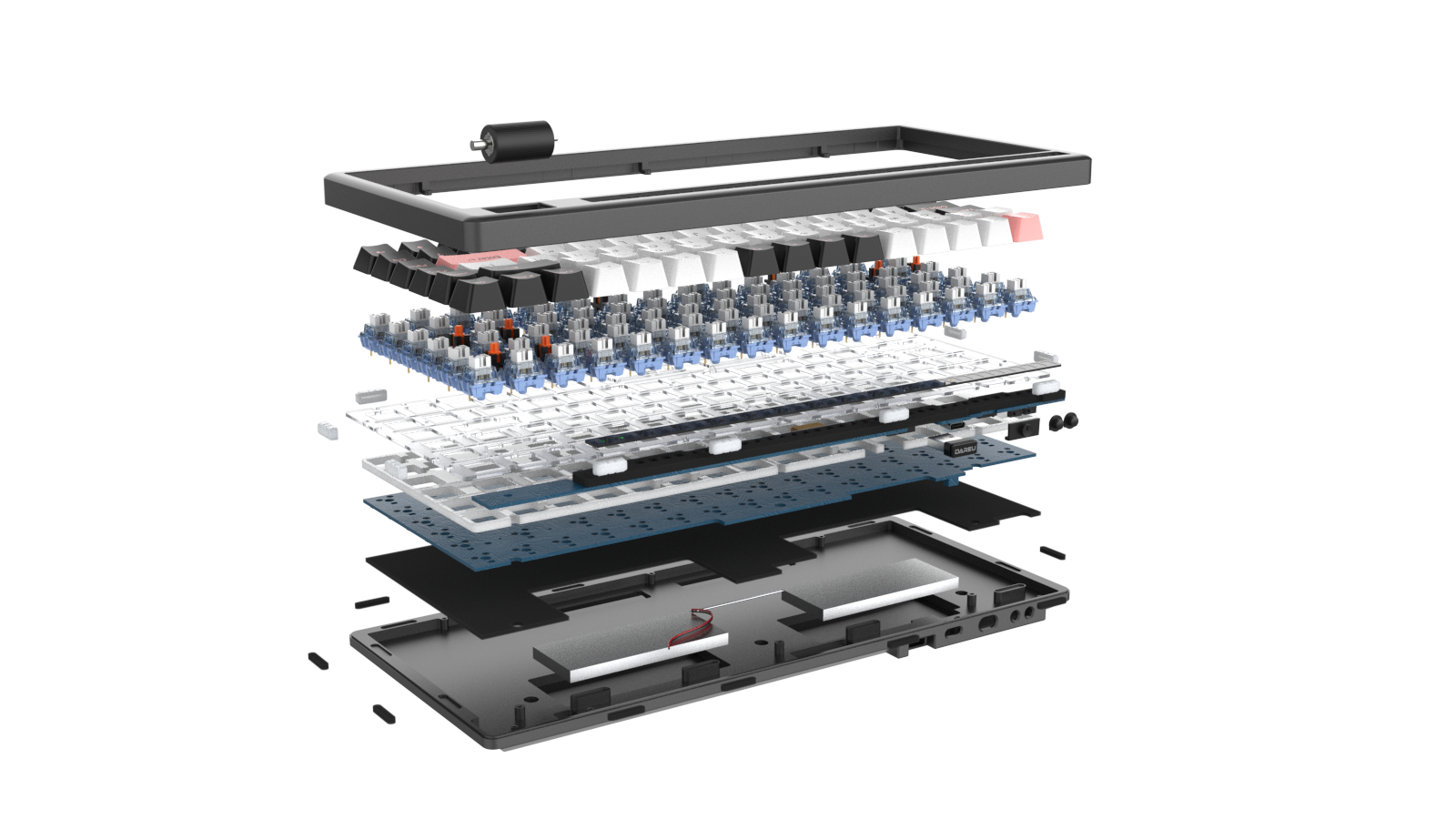 Daryou，Customization，Hot plug，keyboard，workmanship，Explosion diagram，