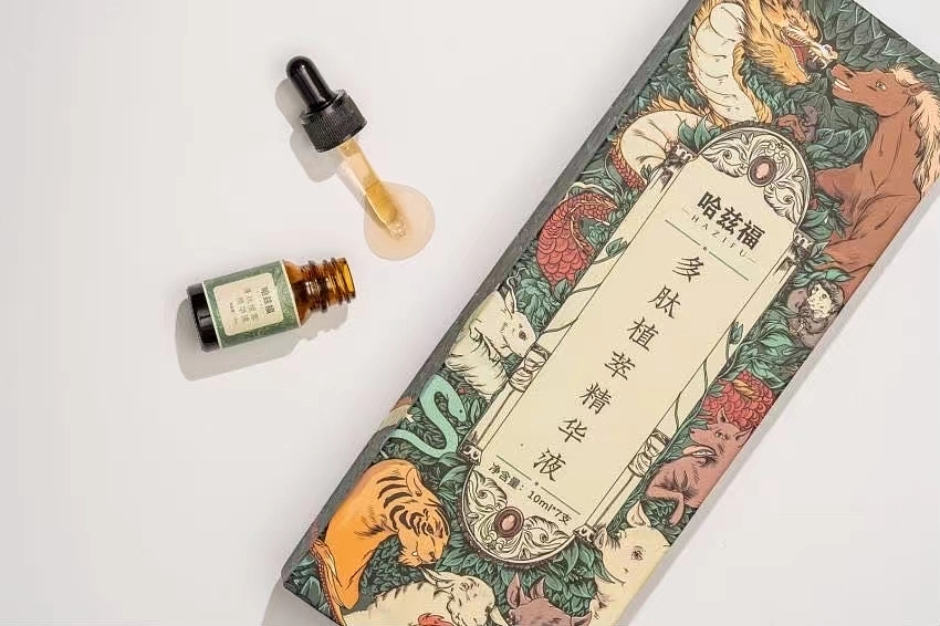 Qingtang culture，Qingtang Design Institute，packing design，Hand drawn illustration，the twelve Chinese zodiac signs，Dragon，traditional Chinese medicine，Original design，