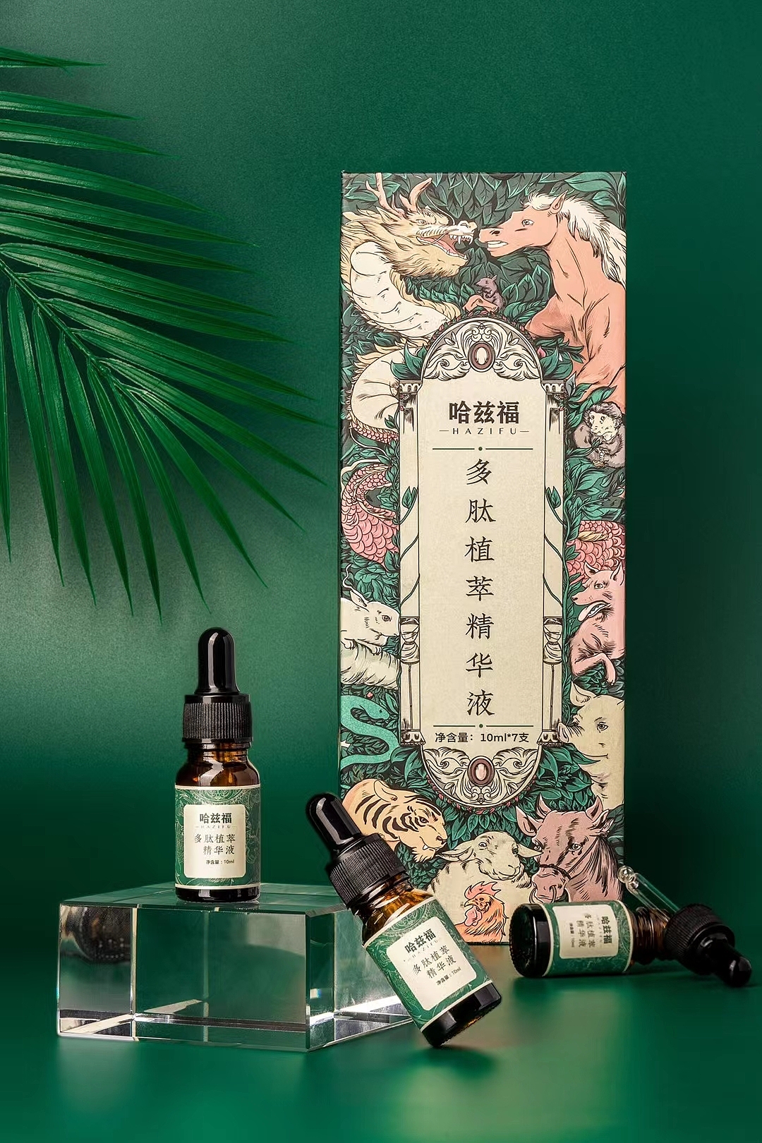Qingtang culture，Qingtang Design Institute，packing design，Hand drawn illustration，the twelve Chinese zodiac signs，Dragon，traditional Chinese medicine，Original design，